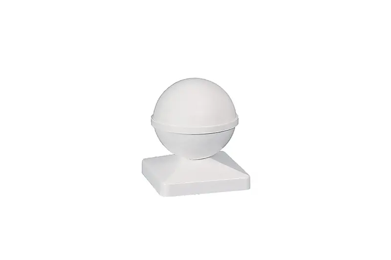 Ball-Style PVC Fence Post Cap for 4″ x 4″ Posts – BP944