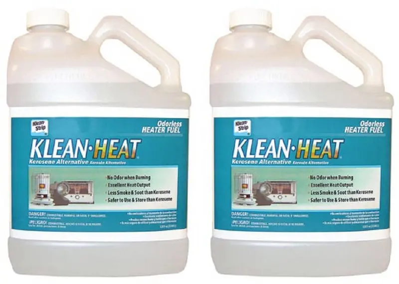 Barr Co. Klean Heat Kerosene Heater Fuel Alternative – 1-Gallon Cans (Pack of 2)