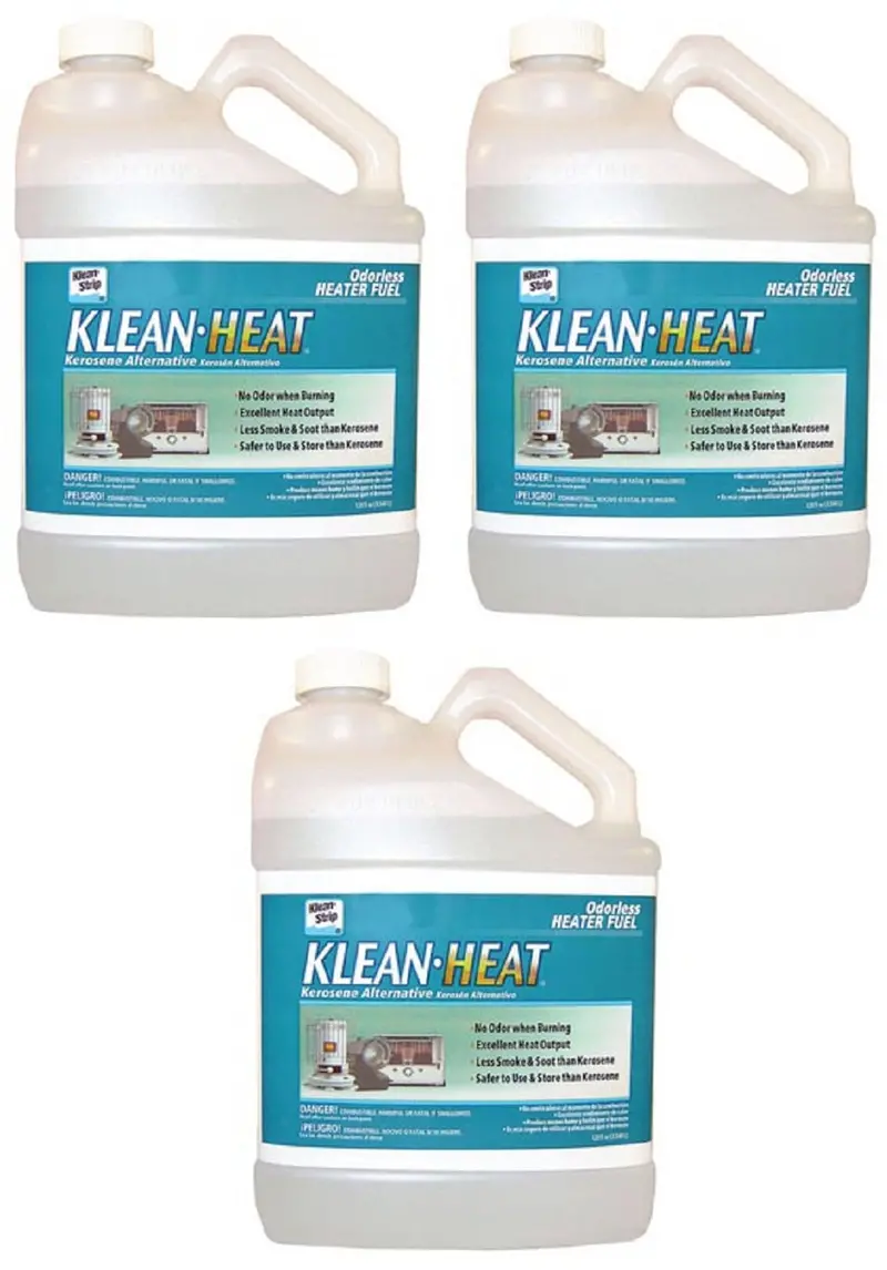 Barr Co. Klean Heat Kerosene Heater Fuel Alternative – 1-Gallon Cans (Pack of 3)