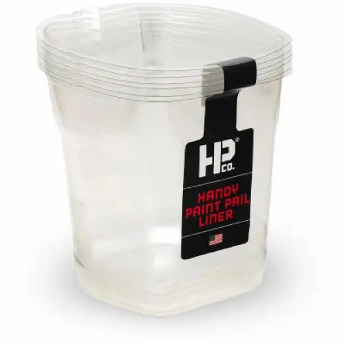 Bercom 2520-CT Clear Paint Pail Liners – 6-Pack (12 Total)
