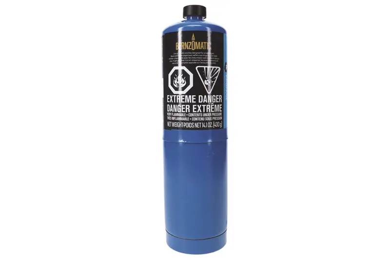 Bernzomatic 14.1 oz Propane Cylinder – Portable, Disposable Fuel Canister for Torches & Heaters