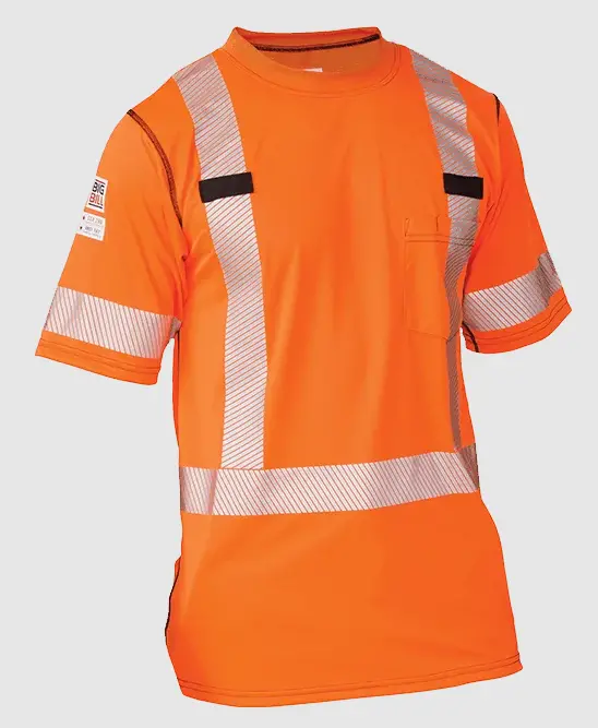 Big Bill HV Polartec® Reflective T-Shirt – Hi-Viz Performance Tee with Thermal Efficiency