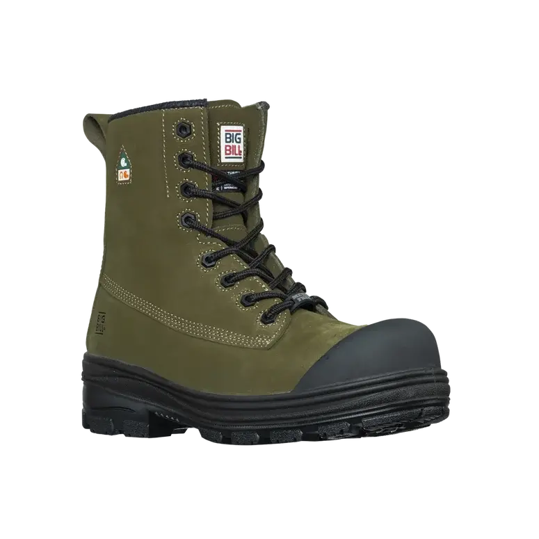 Big Bill Original Metal-Free Work Boots – 8″ Men’s Comfort-Focused Safety Boots (BB5040)