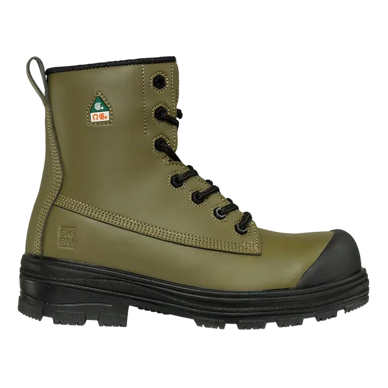 Big Bill Vegan Metal-Free Work Boots – 8″ Men’s Safety Footwear (BB5240)