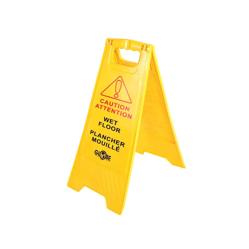 Bilingual Wet Floor Sign – English & French – Model 7112