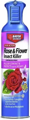 BioAdvanced Dual Action Rose & Flower Insect Control – 15 oz 30-Day Spray, Model 701330A