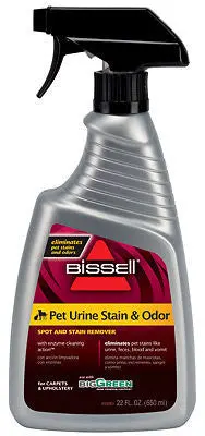 Bissell Pet Urine Stain & Odor Remover – 22 oz Spray Formula for Dogs, 6-Pack