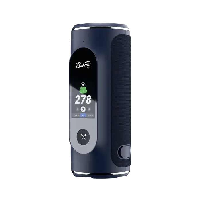 Blue Tees Golf Player+ 2 GPS Speaker – Portable Bluetooth Audio Device for Golfers (Model 95964)