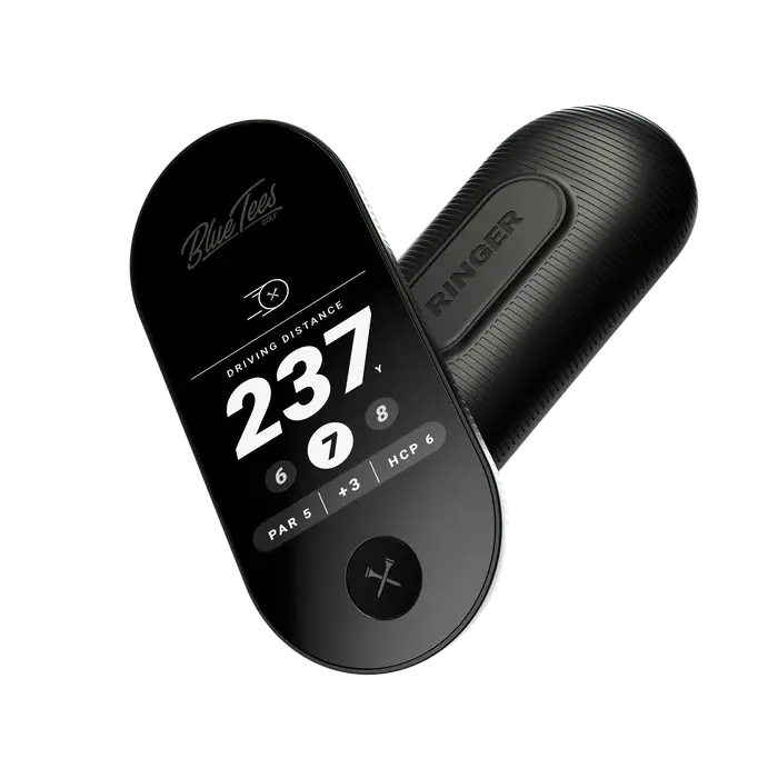 Blue Tees Golf Ringer GPS Device – Handheld Course Navigator, Model 93902