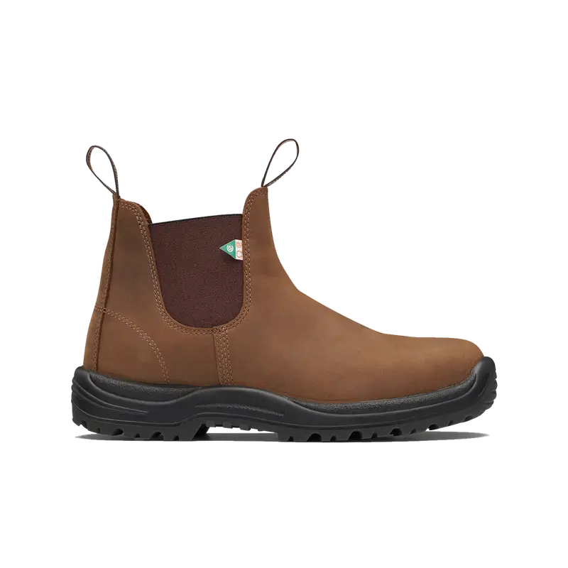 Blundstone Work Boots in Saddle Brown – Premium Safety Footwear, Style 164
