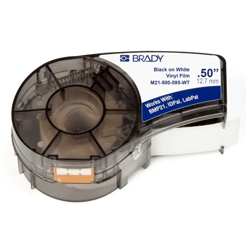 BMP21 All-Weather Vinyl Labels – Brady Indoor/Outdoor Label Cartridges (142807/142797/142800)