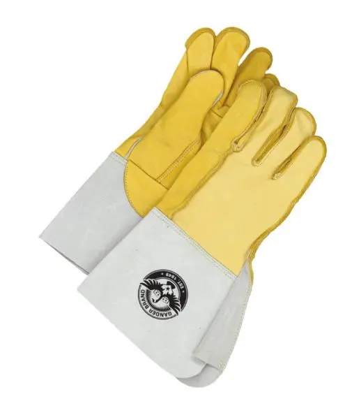 Bob Dale Grain Cowhide Welding Gloves – 5.5″ Extended Cuff (1065C)