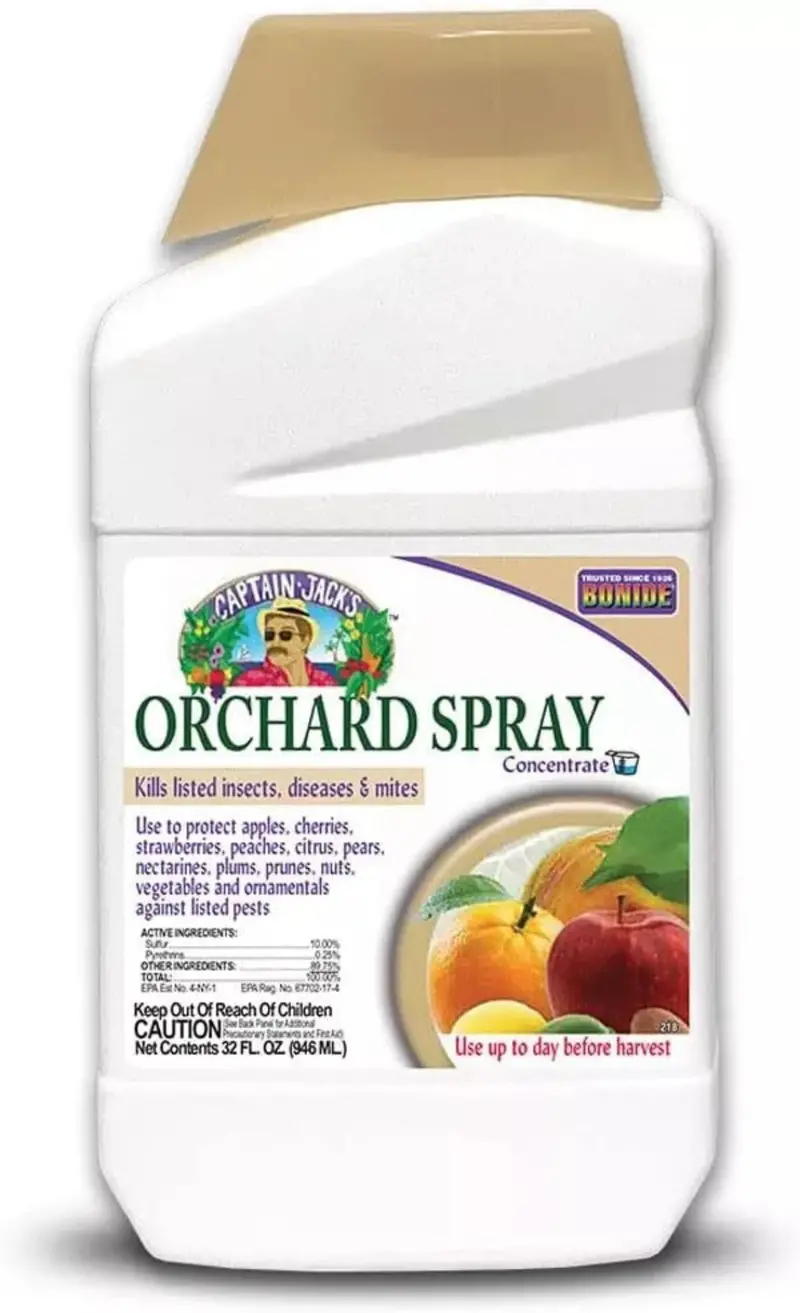 Bonide Captain Jack’s Orchard Spray Concentrate – 32 oz Citrus, Fruit & Nut Tree Treatment