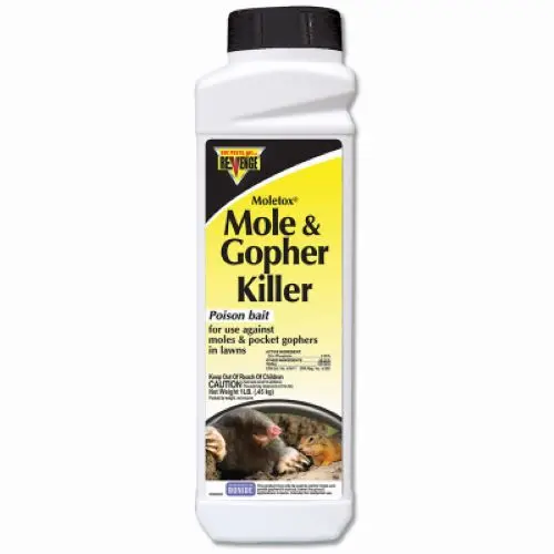 Bonide Moletox II Ready-to-Use Mole & Gopher Bait – 1 lb Bottle (Pack of 4)