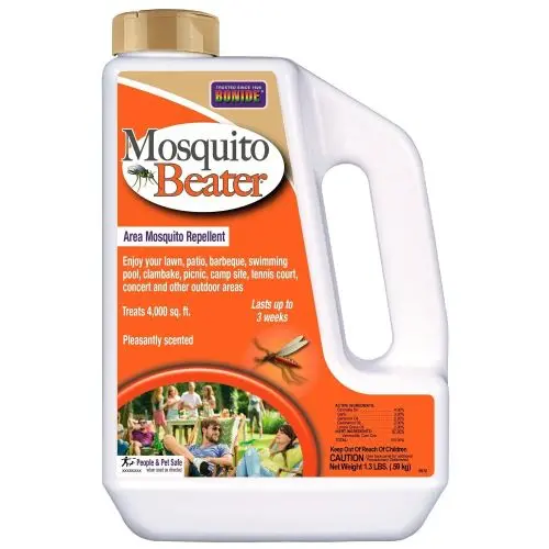 Bonide Mosquito Beater Granules – 1.3 lb All-Natural Yard Treatment for Mosquito Control