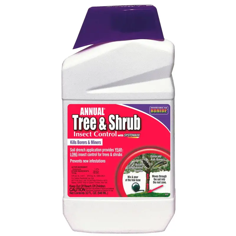 Bonide Systemic Insect Control Concentrate – 32 oz for Trees & Shrubs