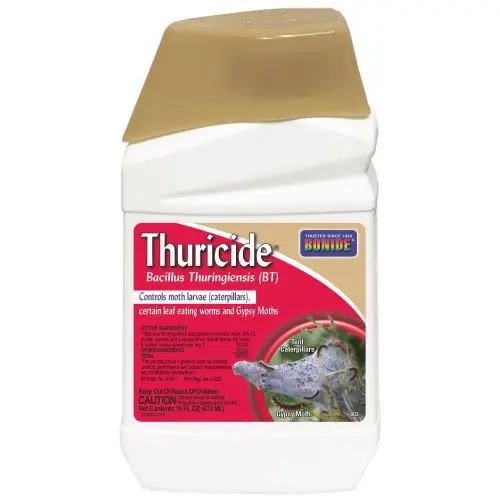 Bonide Thuricide BT Liquid Concentrate – 16 oz Insect Control Formula