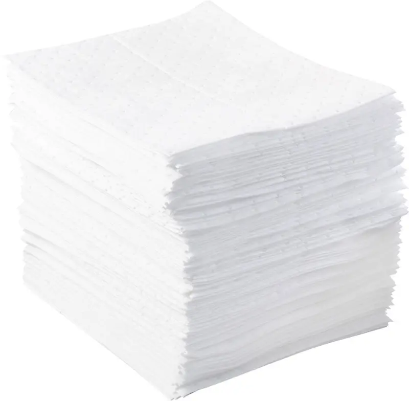 Brady Oil-Only Heavy-Duty Absorbent Pads – 15″ x 17″, 100-Count Case (BPO100)