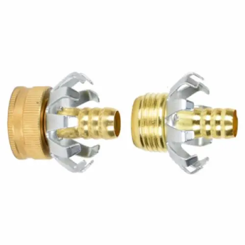 Brass Garden Hose End Clincher Repair Kit – 1/2″ Male/Female, 30-Piece Set (Zhejiang Model 30069)