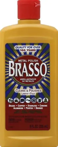 Brasso 2660089334 Metal Polish, 8 oz Bottle – Pack of 8