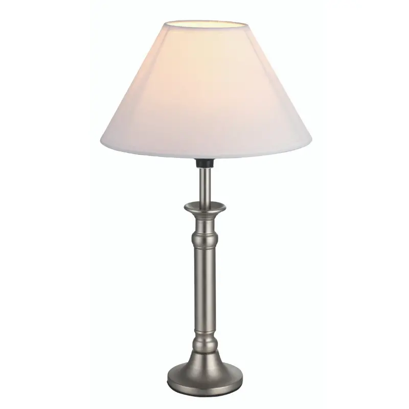 Brushed Nickel 1-Light Table Lamp – Canarm ITL003BBN