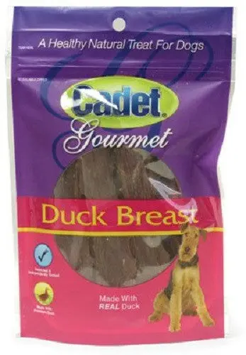 Cadet C07365 Duck Breast Gourmet Dog Treats – 14 oz, Pack of 2