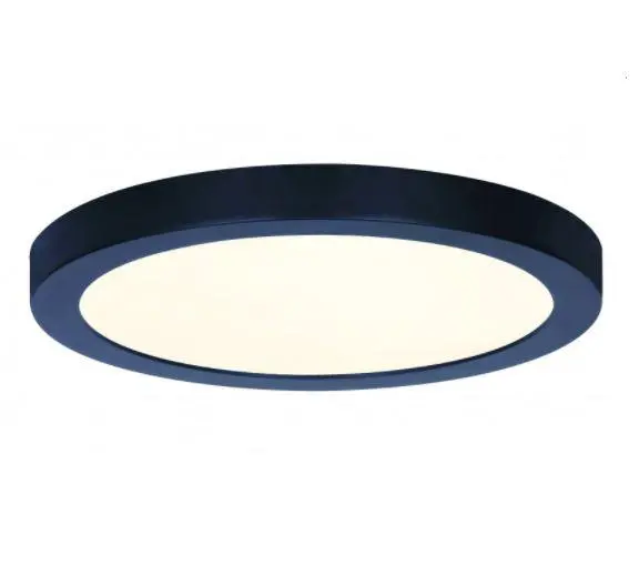 Canarm 15″ Matte Black Round Flush-Mount LED Disc
