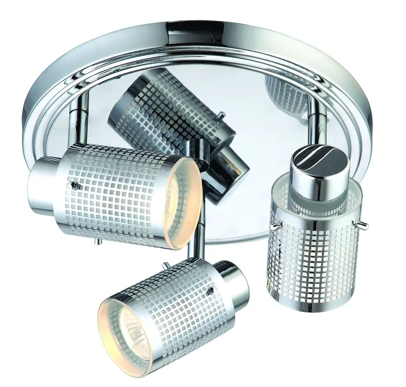 Canarm ANITA Chrome 3-Light Wall-Mount Track Light – Contemporary Accent Lighting – ICW477A03CH10