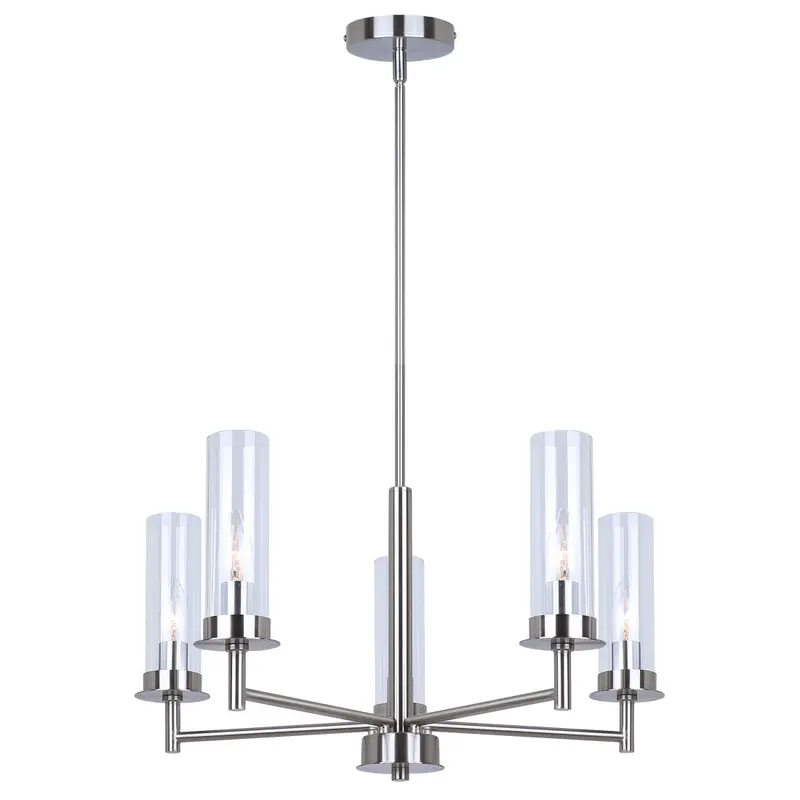 Canarm Benson 5-Light Brushed Nickel Chandelier – ICH1205A05BN