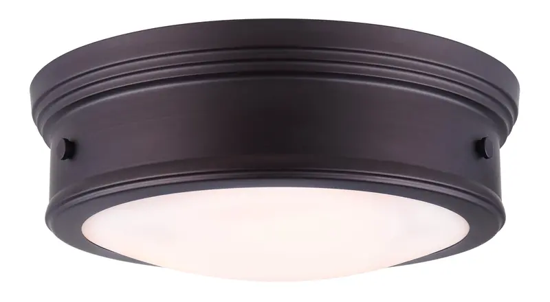 Canarm BOKU Oil-Rubbed Bronze 2-Light Flush Mount Ceiling Light – IFM624A13ORB