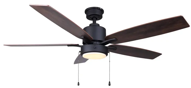 Canarm FERRAN 52-Inch LED Ceiling Fan – Matte Black Finish – CF52FER5BK