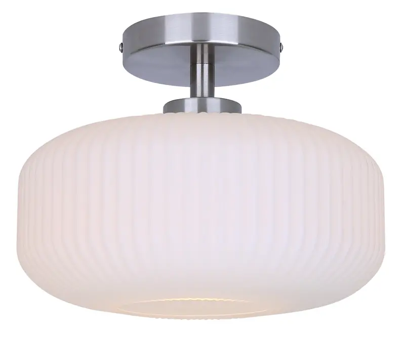 Canarm Mallory Brushed Nickel Flush Mount Fixture – IFM1200A11BN