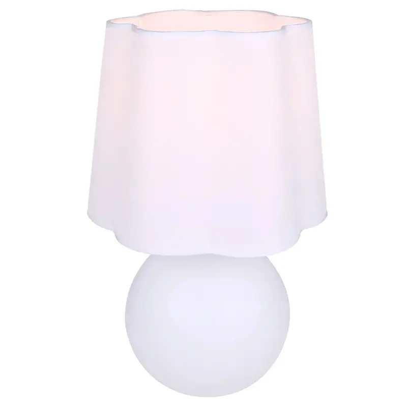 Canarm Melina Table Lamp – White Ceramic Accent Lamp (ITL2294B18WH)