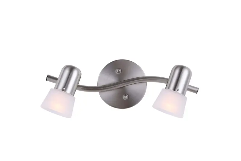 Canarm OMNI 2-Head Brushed Pewter Track Light