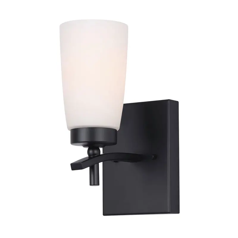 Canarm PORTIA Vanity Light – Adjustable Matte Black Bathroom Fixture