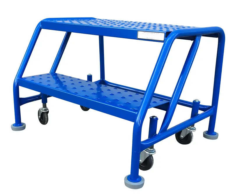 Canway 2-Step Mobile Ladder Stand — No Handrail