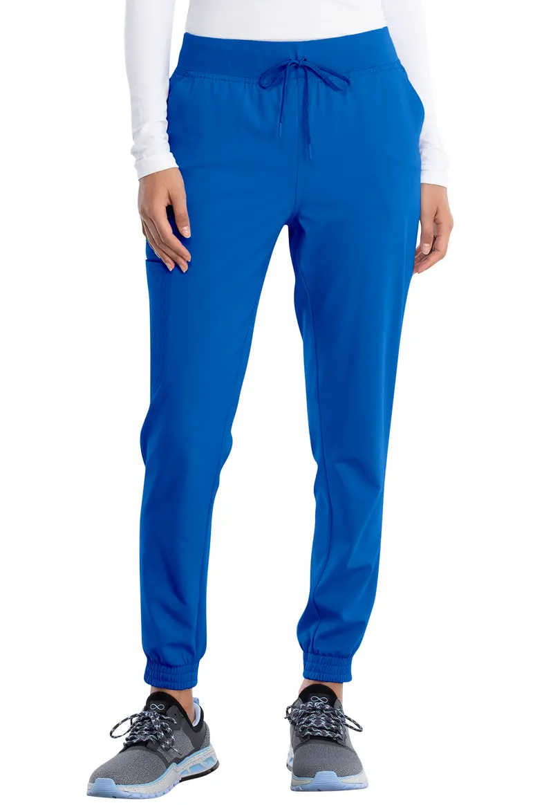 Cherokee Euphoria Women’s Mid-Rise Jogger Scrub Pants – Royal Blue (CK260A)