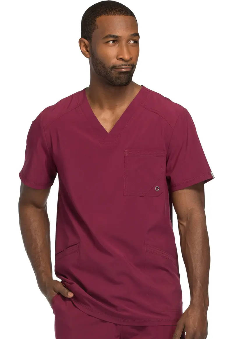 Cherokee Infinity Men’s V-Neck Scrub Top – Wine Shade (CK900A)