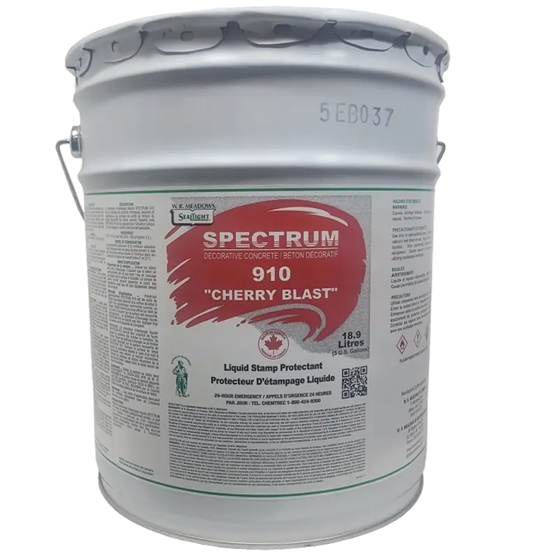 Cherry Blast Liquid Stamp Release Agent for Concrete Texturing