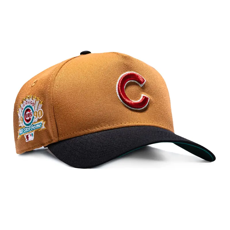 Chicago Cubs 1990 All-Star Game Tan & Navy 9Forty Snapback