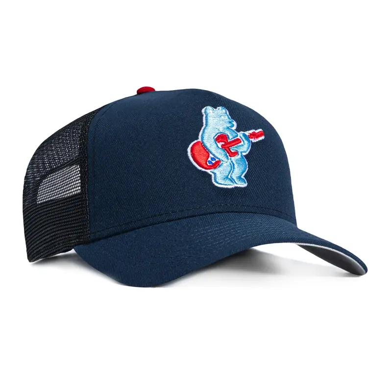 Chicago Cubs 2025 Alternate Trucker Snapback – New Era 9Forty A-Frame in Navy