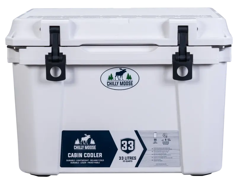 Chilly Moose 33-Liter Cabin Cooler – Portable Insulated Cooler in Multiple Colors