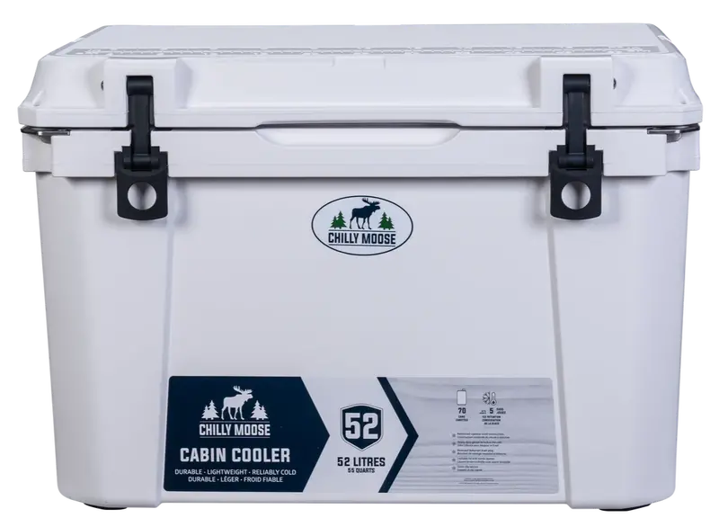 Chilly Moose 52L Cabin Cooler – High-Capacity Insulated Cooler, Color Assortment