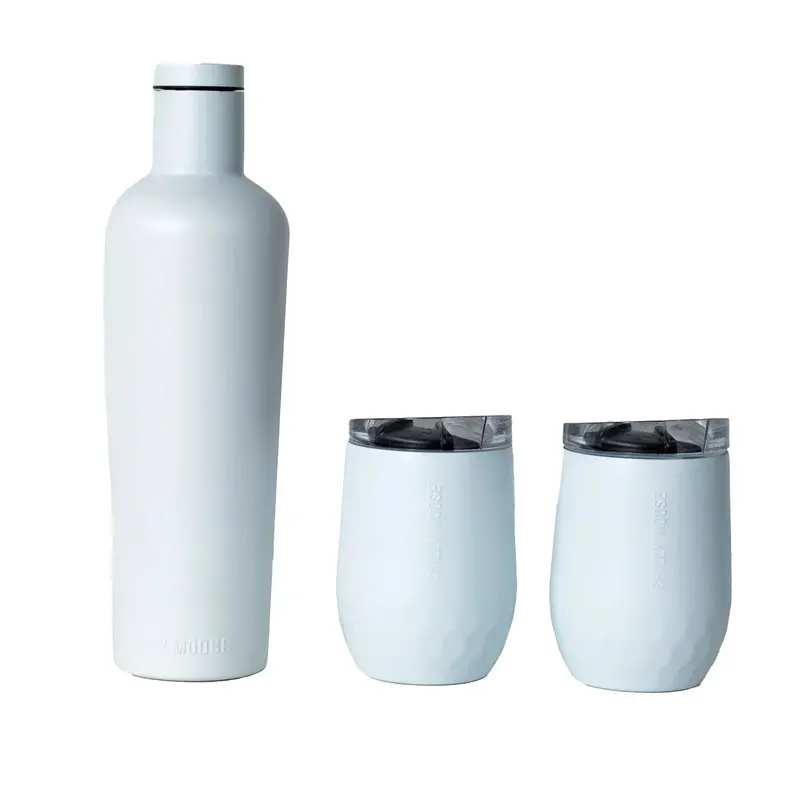 Chilly Moose Dockside Drinkware Set – Stylish Multi-Piece Set, Vibrant Color Choices