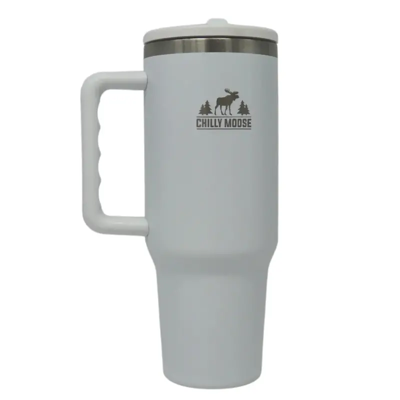 Chilly Moose Summerhill 40oz Flip-Lid Tumbler – 1.18L Insulated Tumbler, Color Variety