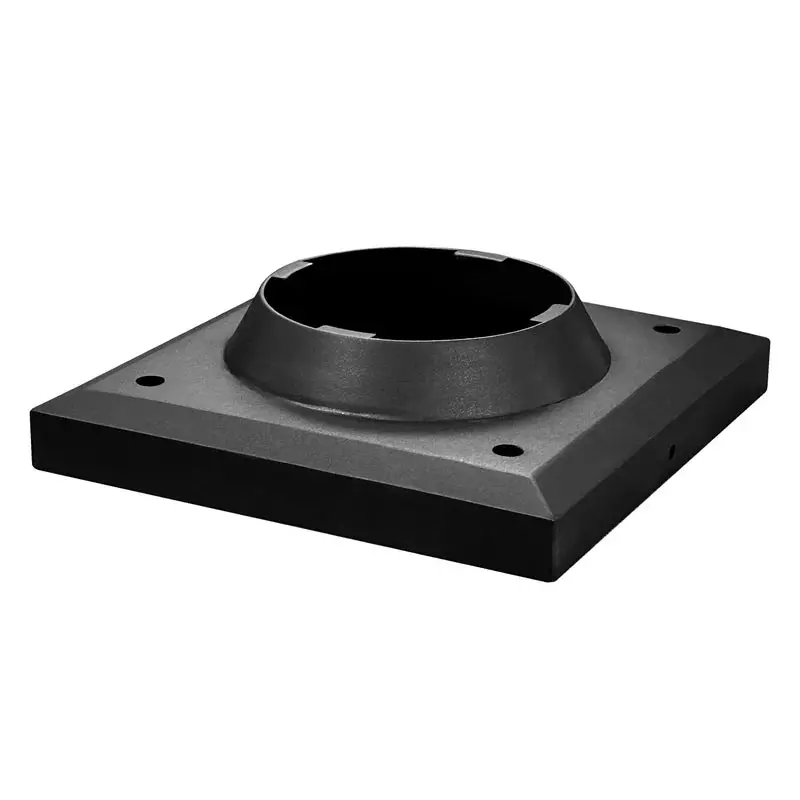 Classy Caps 7.5″ x 7.5″ Surface-Mount Base Adapter – Universal Fence Post Cap Mounting Plate (SGE88)