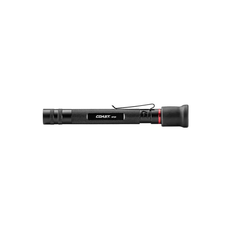 COAST HP3R USB-C Rechargeable Flashlight – 500-Lumen Portable Light with Bite Cap (Model 20818)