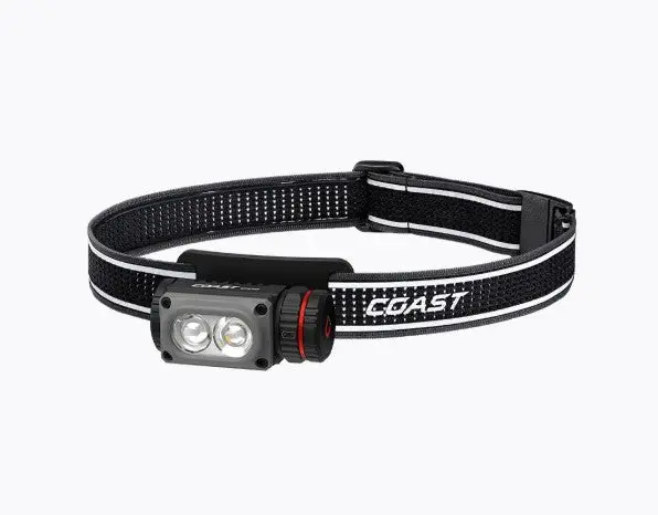 COAST WPH10R Dual-Color 1000-Lumen Waterproof Headlamp – Model 31475
