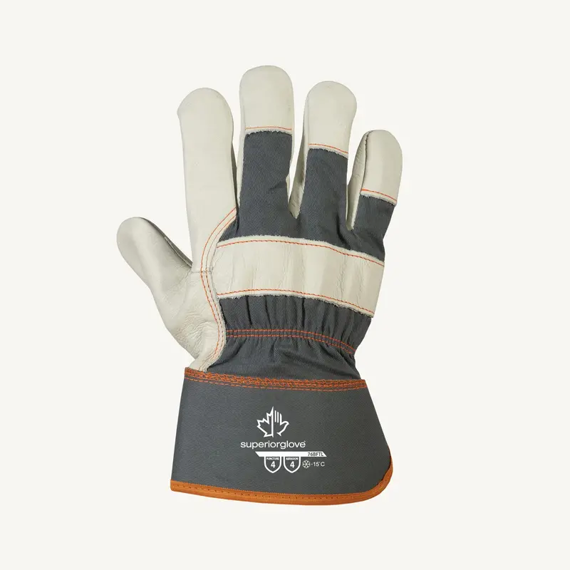 Cold-Weather Safety Gloves – Cowhide & Cotton Split Leather with 3M™ Thinsulate™ Lining