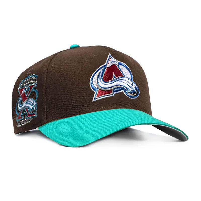 Colorado Avalanche 10th Anniversary Brown & Teal 9Forty Snapback
